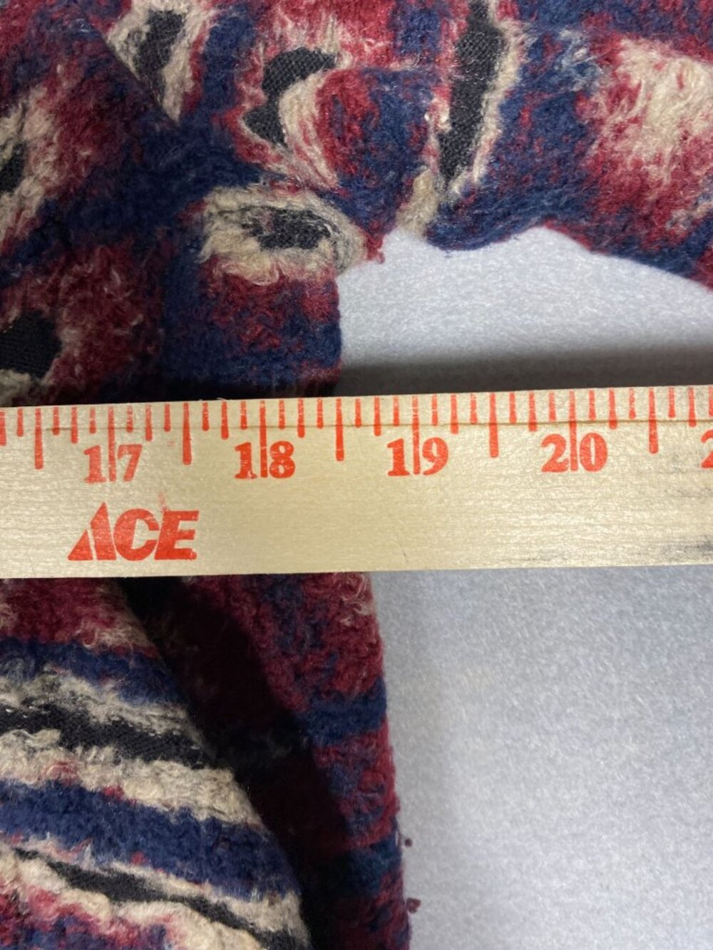 Lucky Brand Womens Open Front Long Cardigan Red Blue Plaid S/P Cotton Blend - Picture 7 of 8